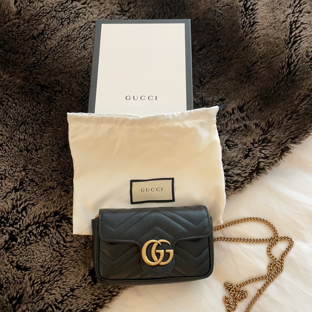 Gucci GG Marmint matelasse super mini bag